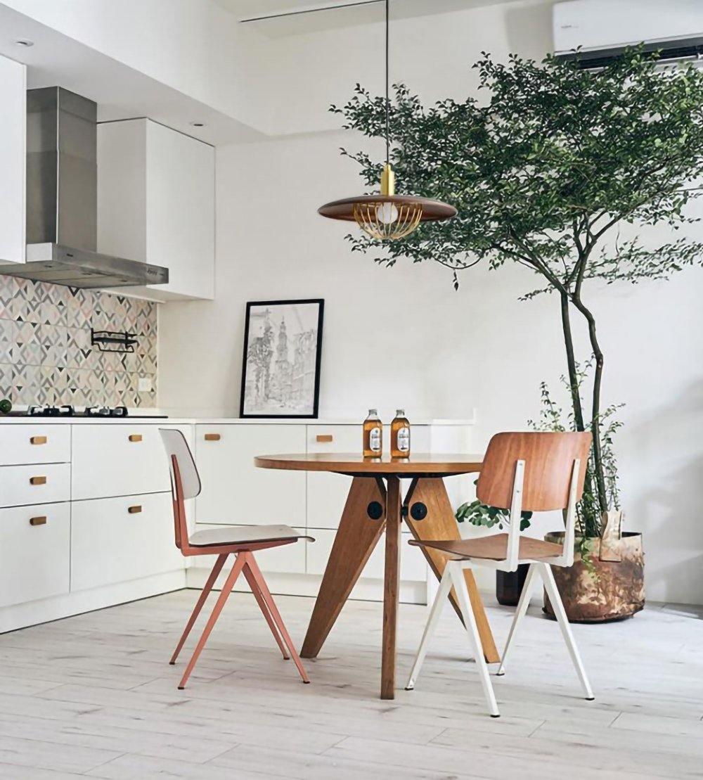 Rinoira lámpara colgante de madera estilo retro vintage