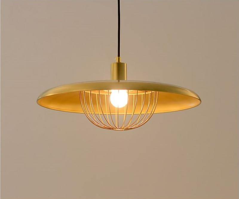 Rinoira lámpara colgante de madera estilo retro vintage