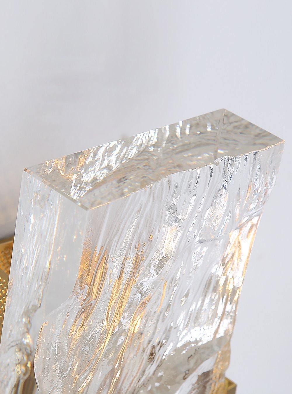 Ivenen aplique de pared Art elegancia cristal único de hielo