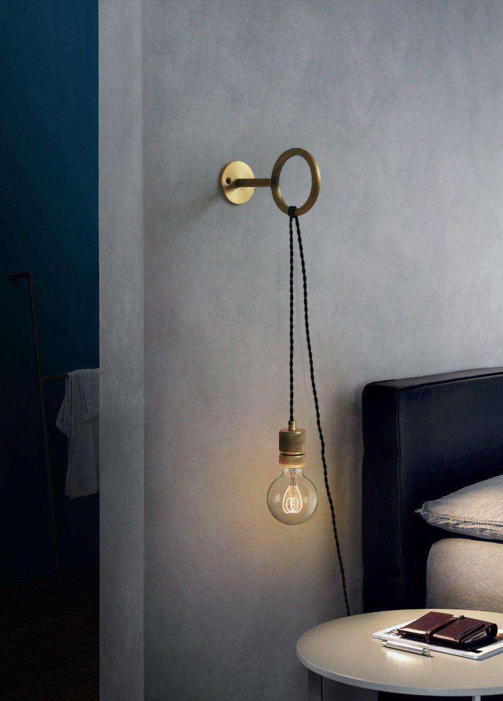 Evmaror aplique de pared elegancia minimalista de vidrio