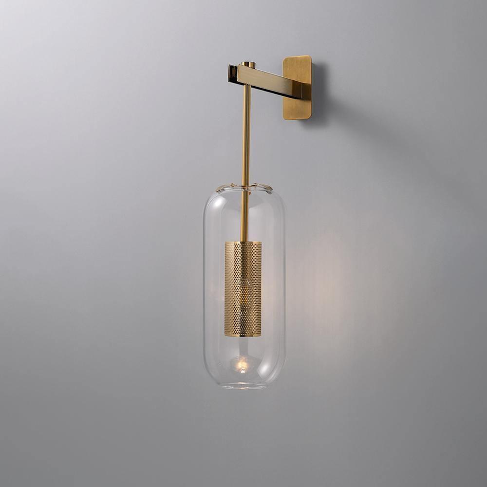 Eirinette aplique de pared Premium con vidrio nórdico