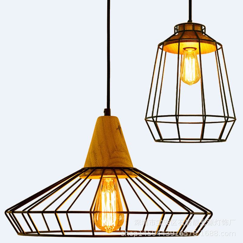 Silva Industrial Minimalista Lámpara Colgante Metal Salón