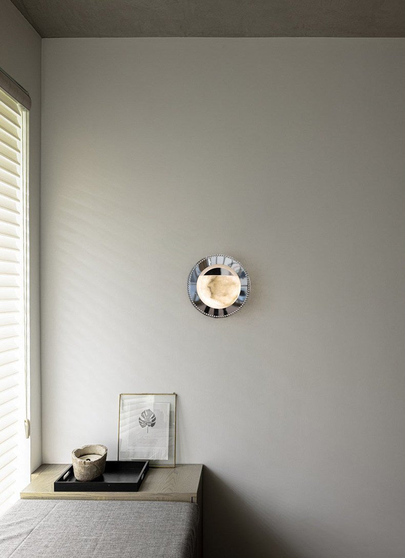 Albarelia aplique de pared en alabastro