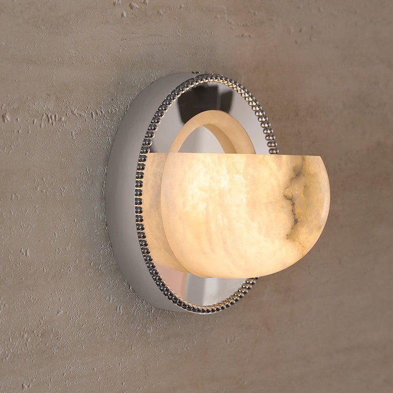 Albarelia aplique de pared en alabastro