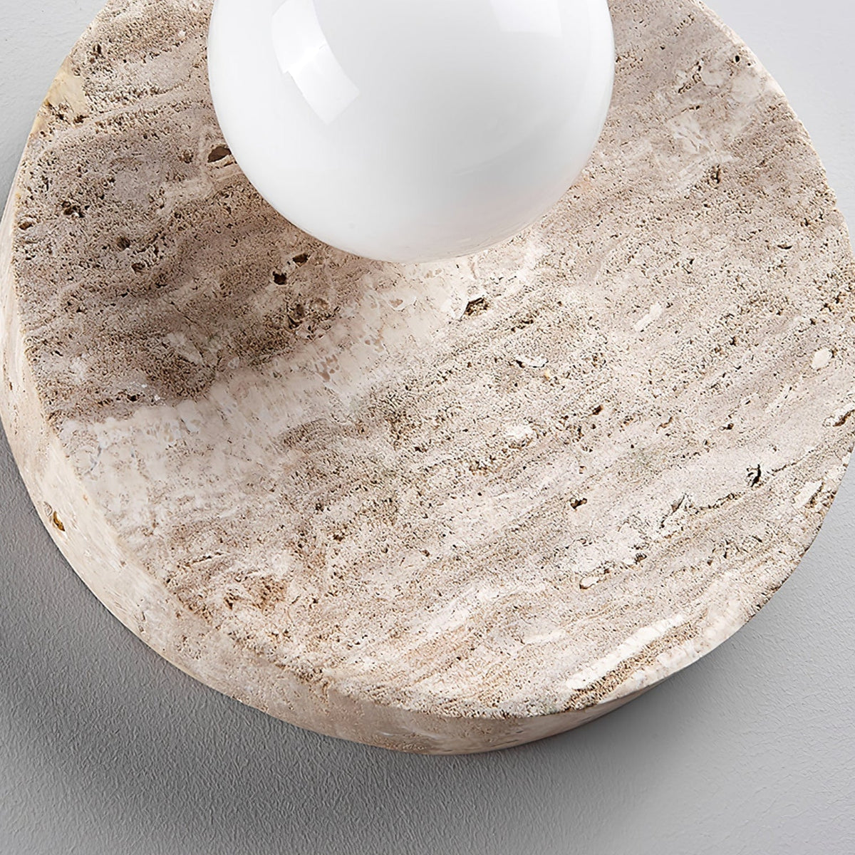 Kivros aplique de pared travertino