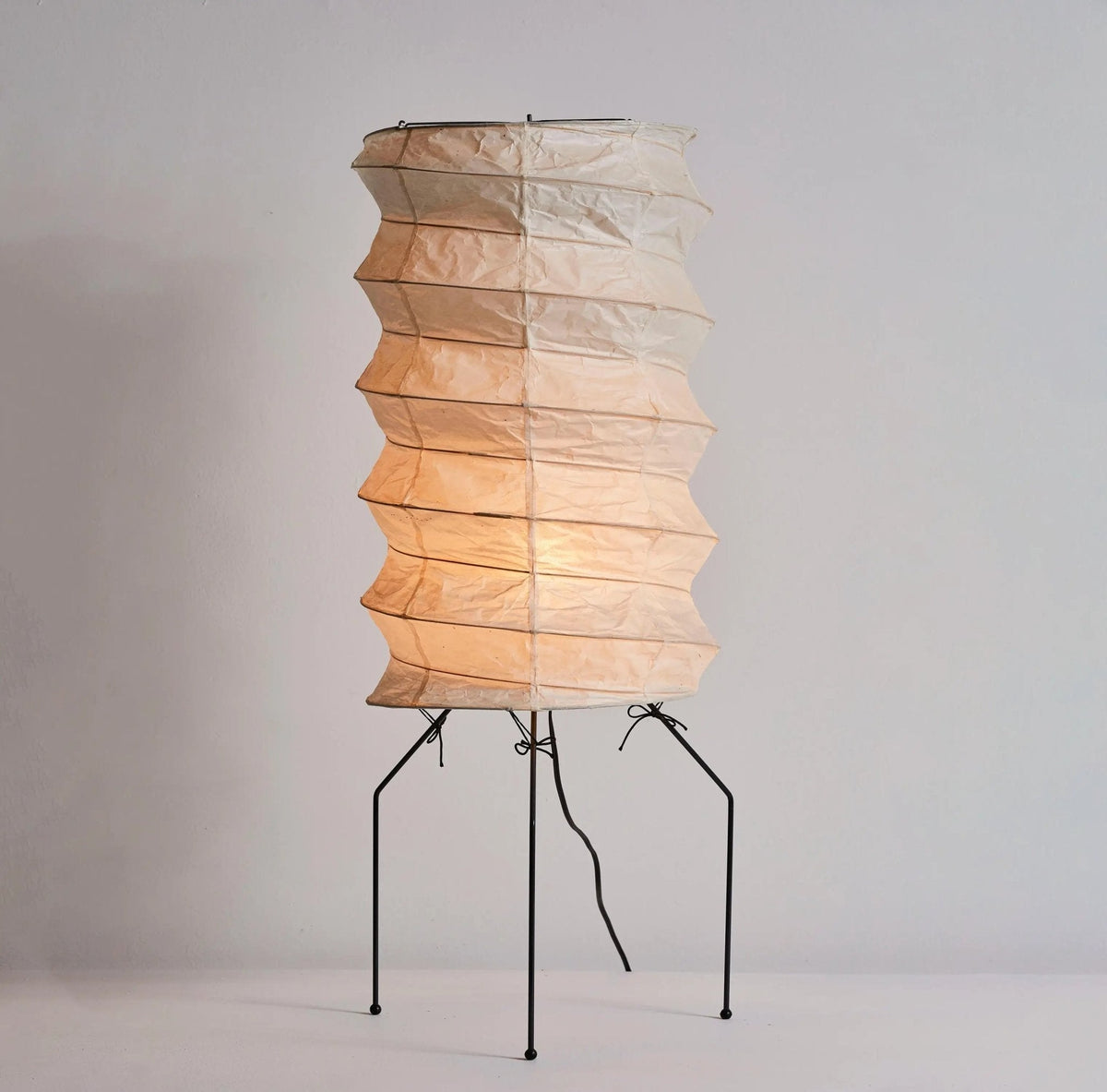 Felrn lámpara de pie minimalista de papel de arroz
