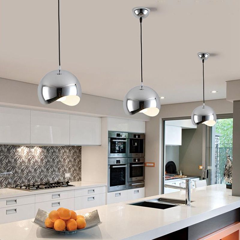 Arisha Nórdica Moderna Diseño Metal Lámpara Colgante Negra/Dorada Rosa/Croma