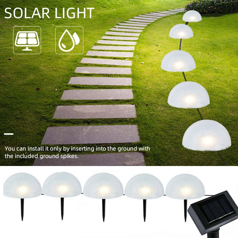 Mira Moderna MInimalista Semicircular Acrílico LED Lámpara de Pie Exterior Blanca