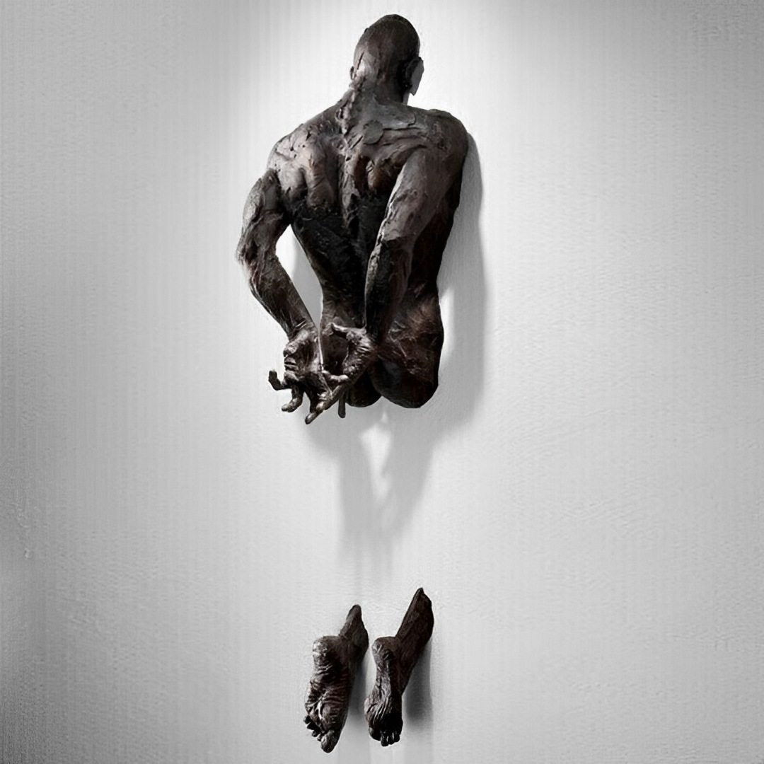 Morvayne Escultura de pared de la colección Esculturas Dinámicas Humanas