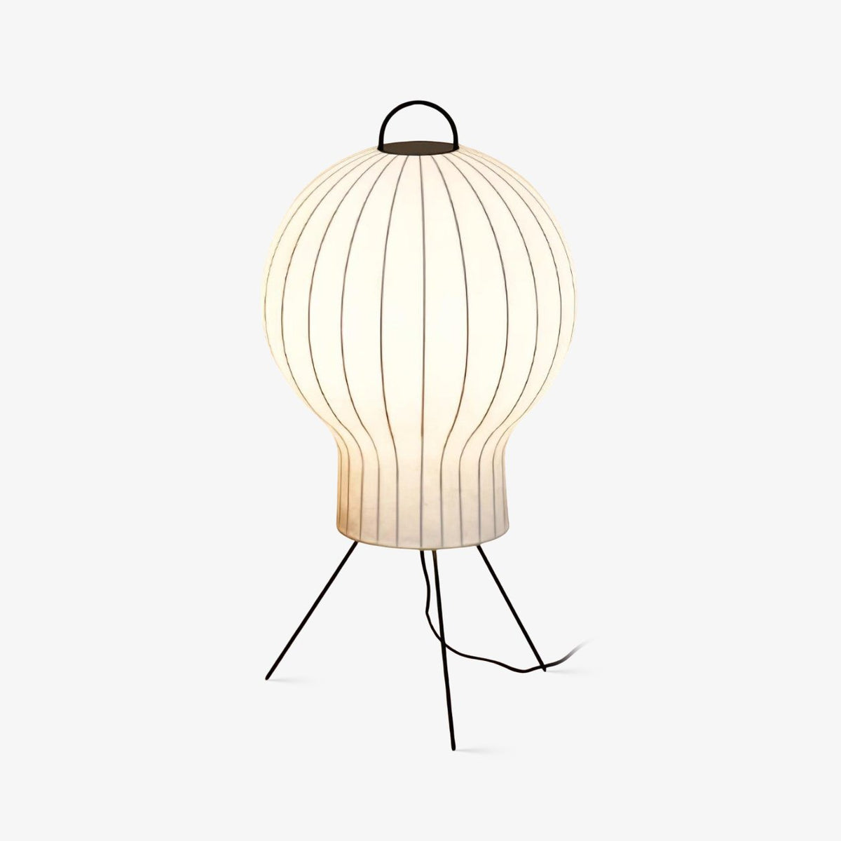 Balloon lámpara de pie minimalista de seda
