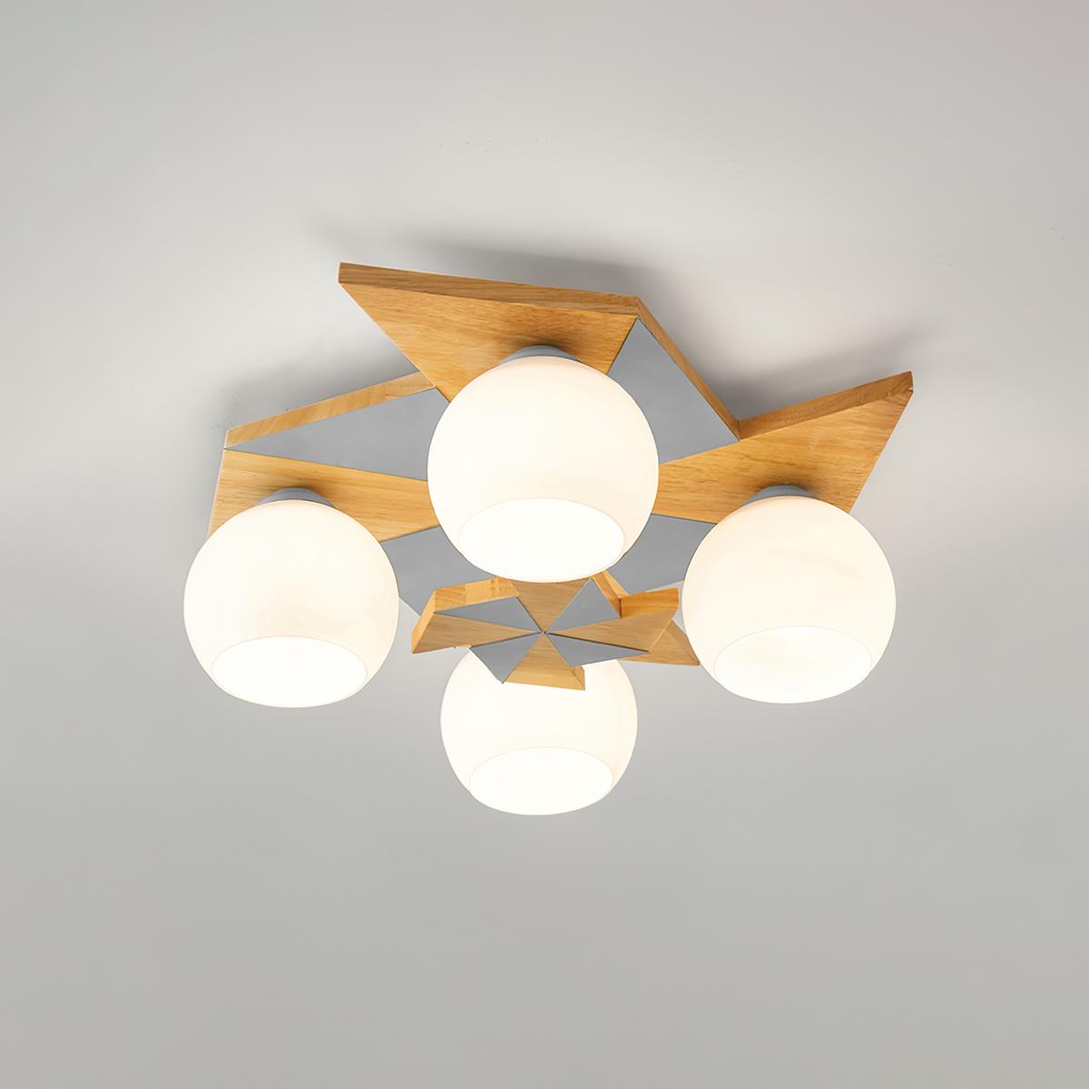 Ewooda lámpara de techo de madera
