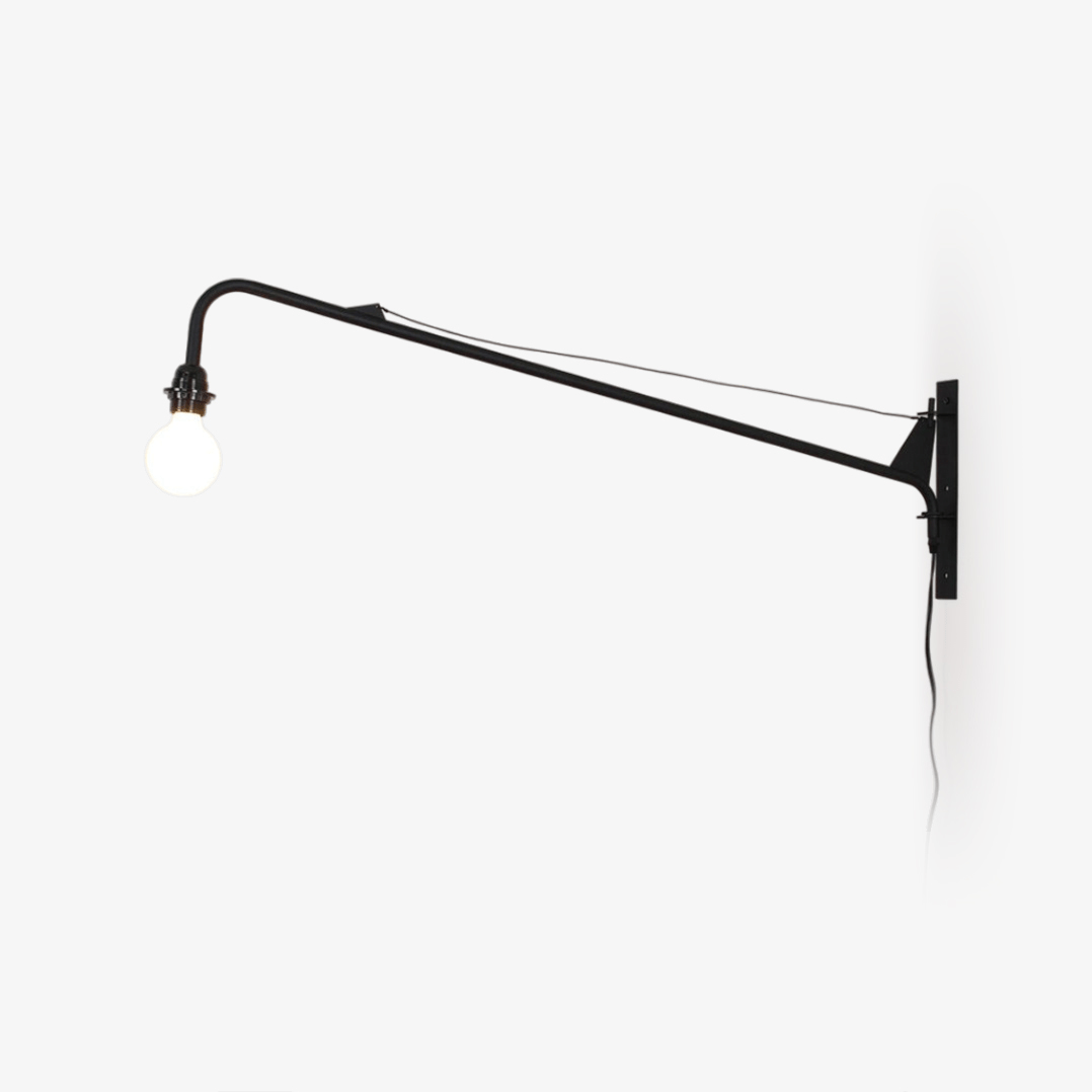 Blu aplique de pared moderno minimalista