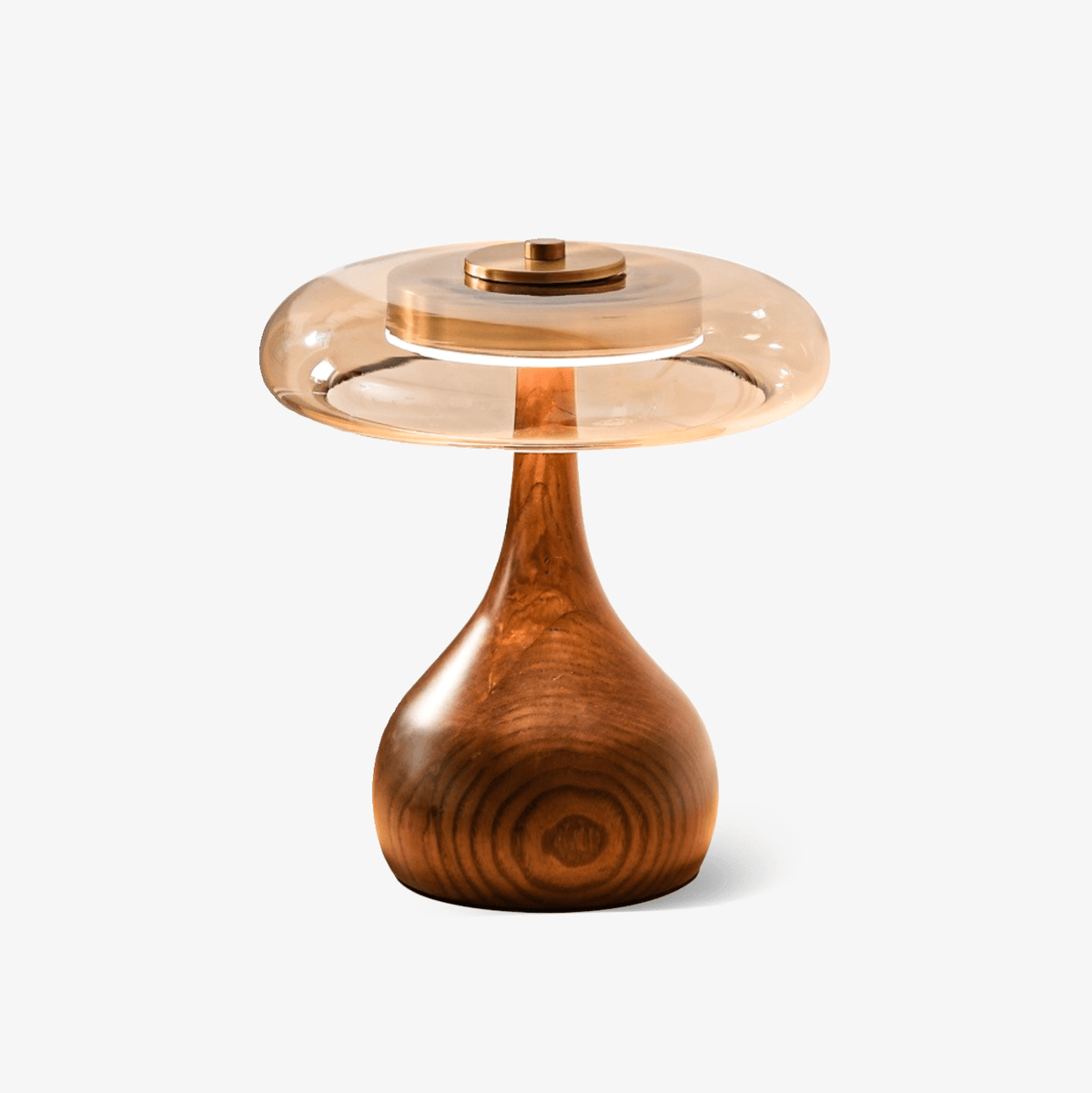 Bux lámpara de mesa moderna de madera
