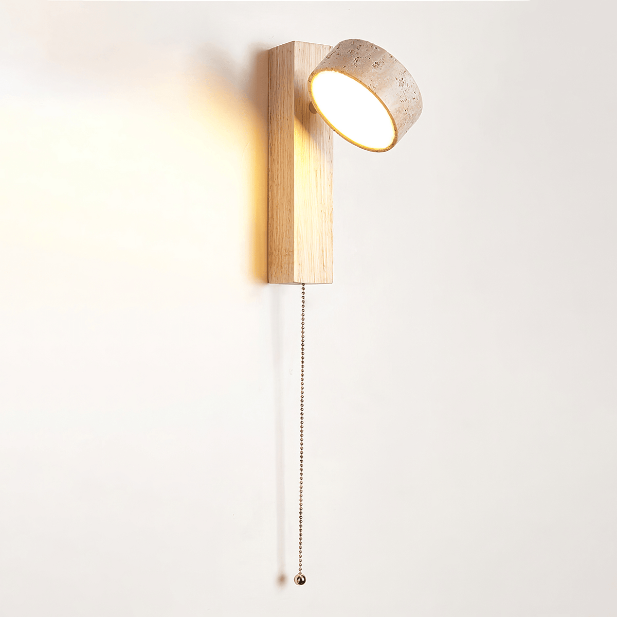 Tavalina aplique de pared Cylinder-Stack travertino