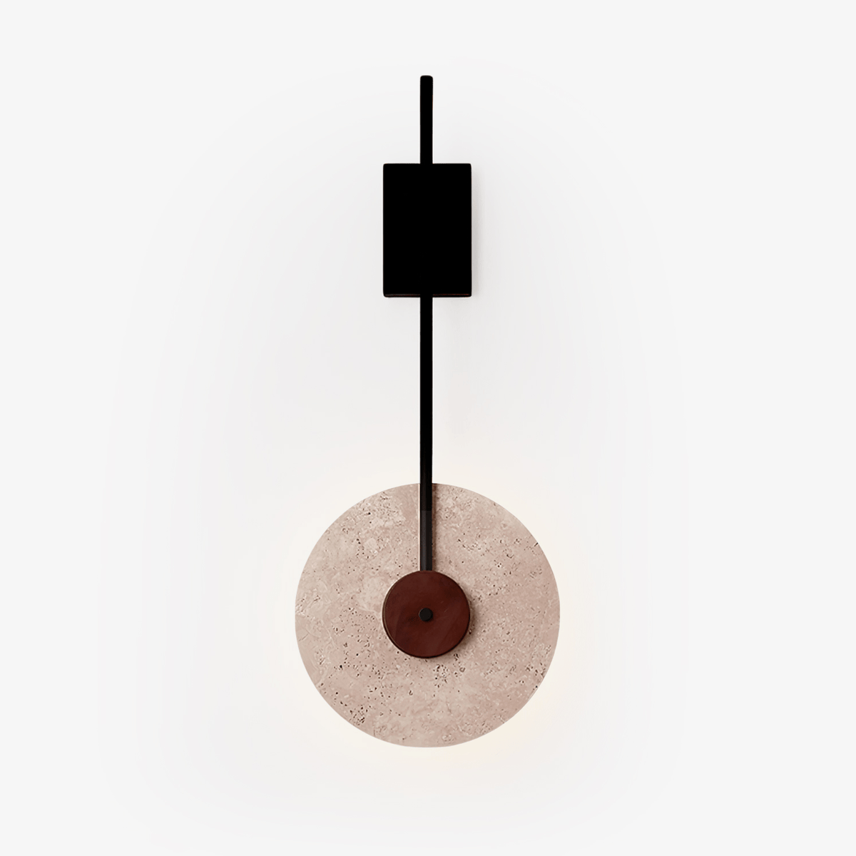 Elysia aplique de pared en travertino