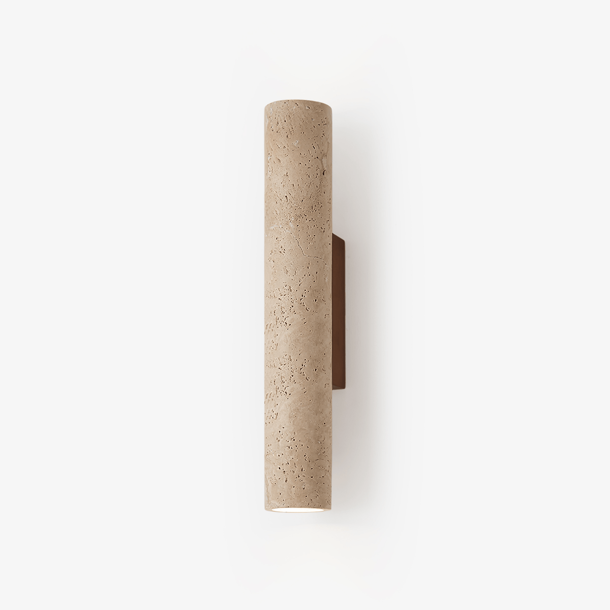 Seranise Slim Cylinder travertino aplique de pared