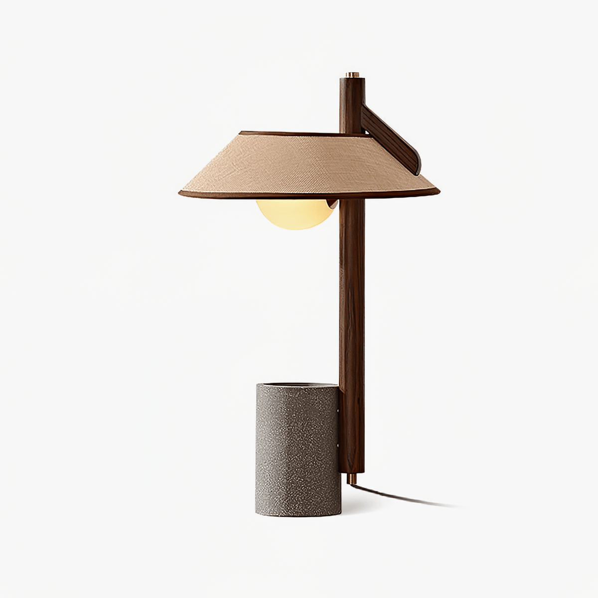 Damon lámpara de mesa minimalista de madera