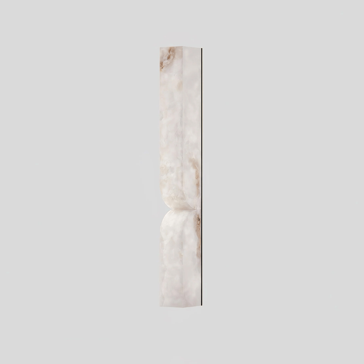 Niveelle aplique de pared rectangular de alabastro