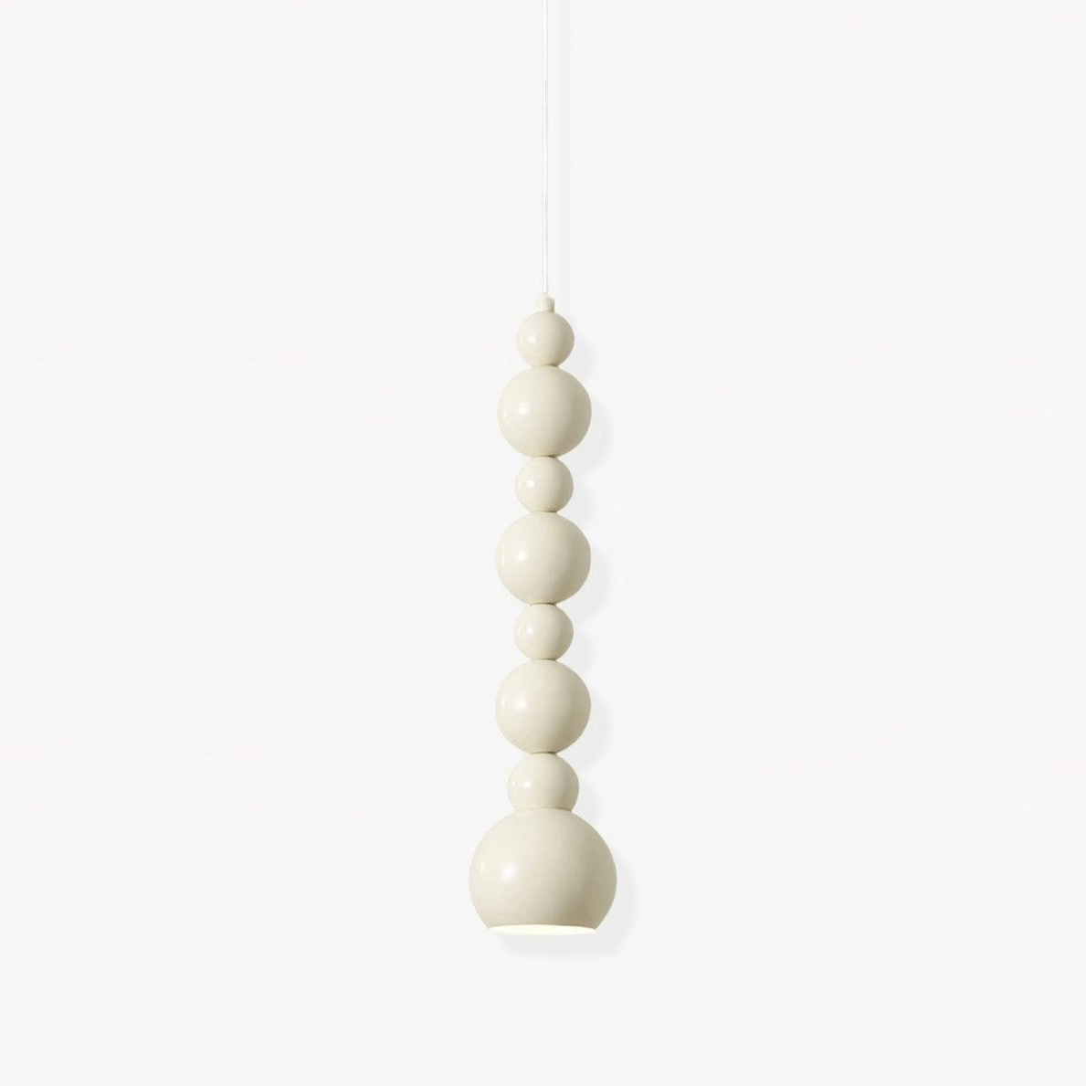 Slenao lámpara colgante beige artística