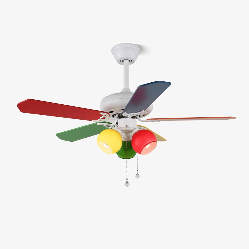 Carlo ventilador de techo con luz divertido