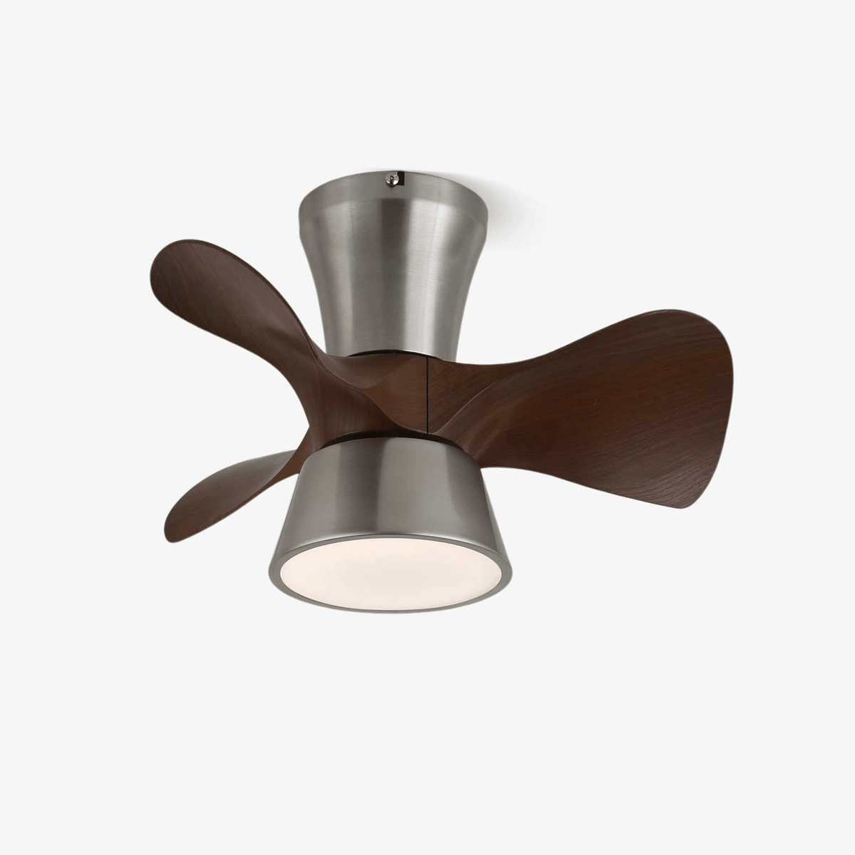 Nera ventilador de techo con luz moderno de madera