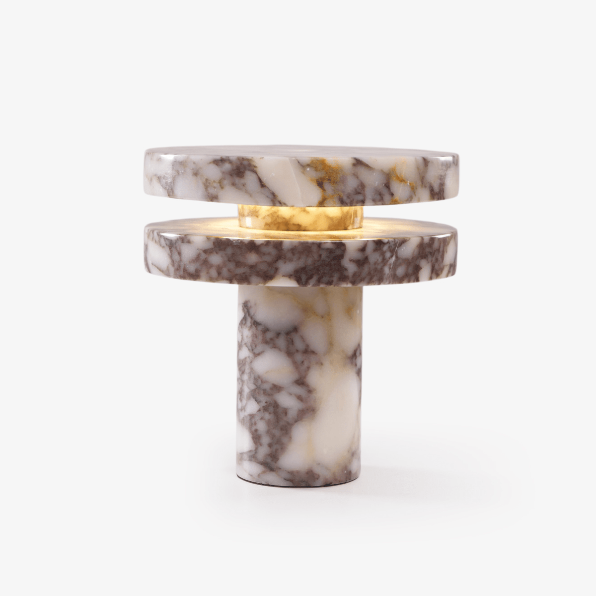 Selerine lámpara de mesa de mármol