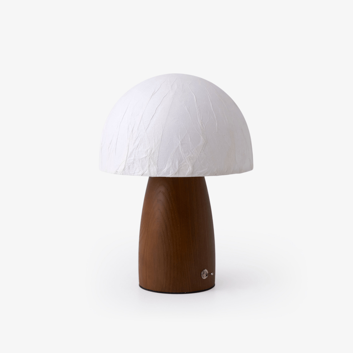 Nimbus lámpara de mesa de madera y tela