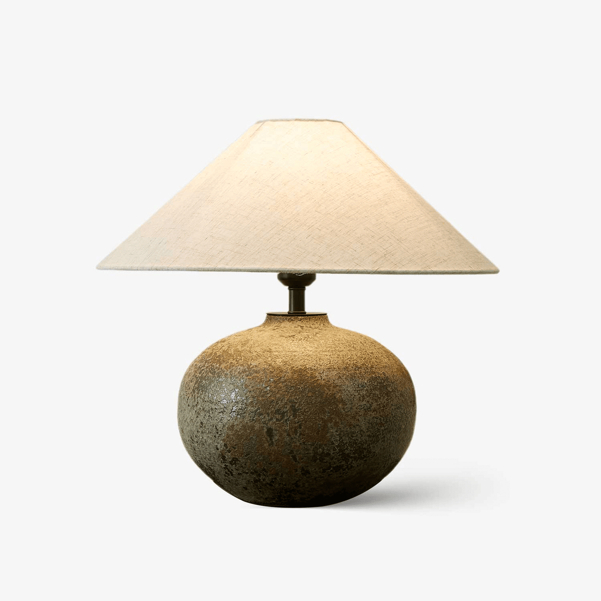 Faye lámpara de mesa moderna de cerámica terracota