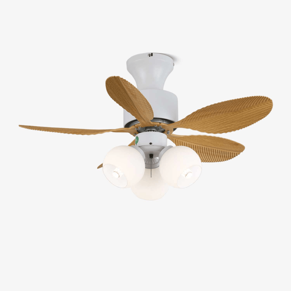 Althea ventilador de techo con luz Vintage de madera