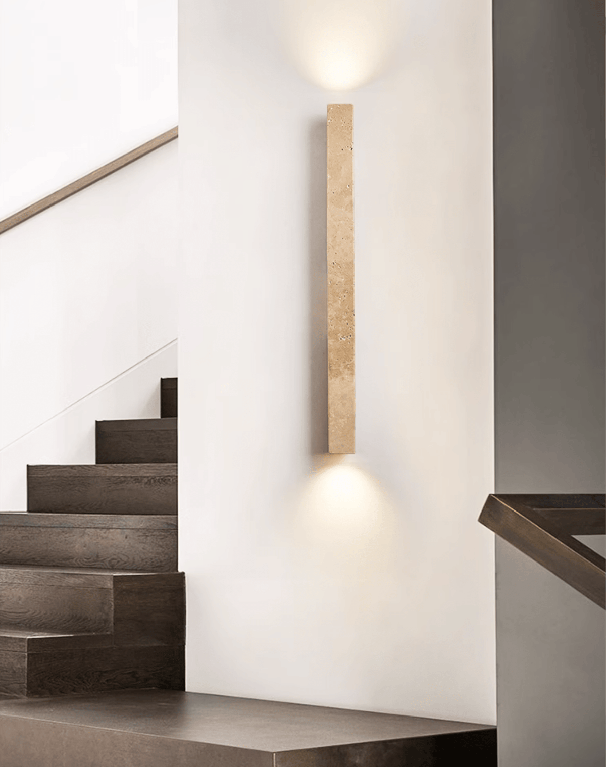 Noriira aplique de pared minimalista en travertino
