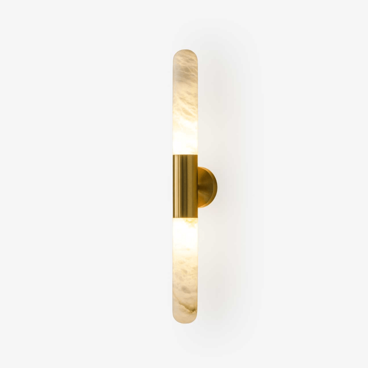 Evtalos aplique de pared cilindro alabastro