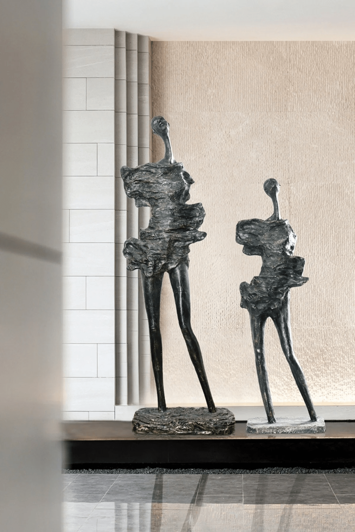 Maldo moderno Ornamentos de plástico reforzado