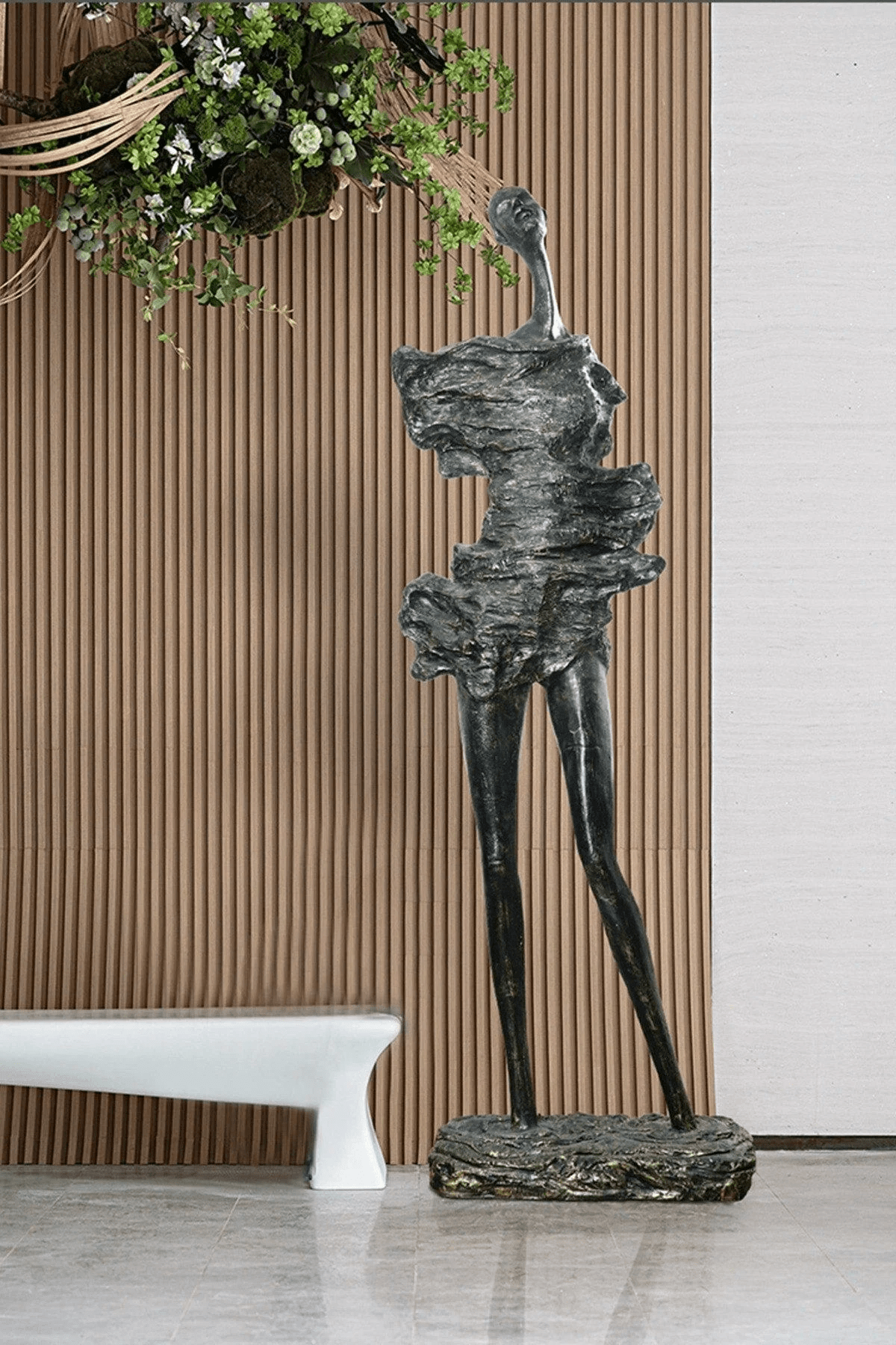 Maldo moderno Ornamentos de plástico reforzado