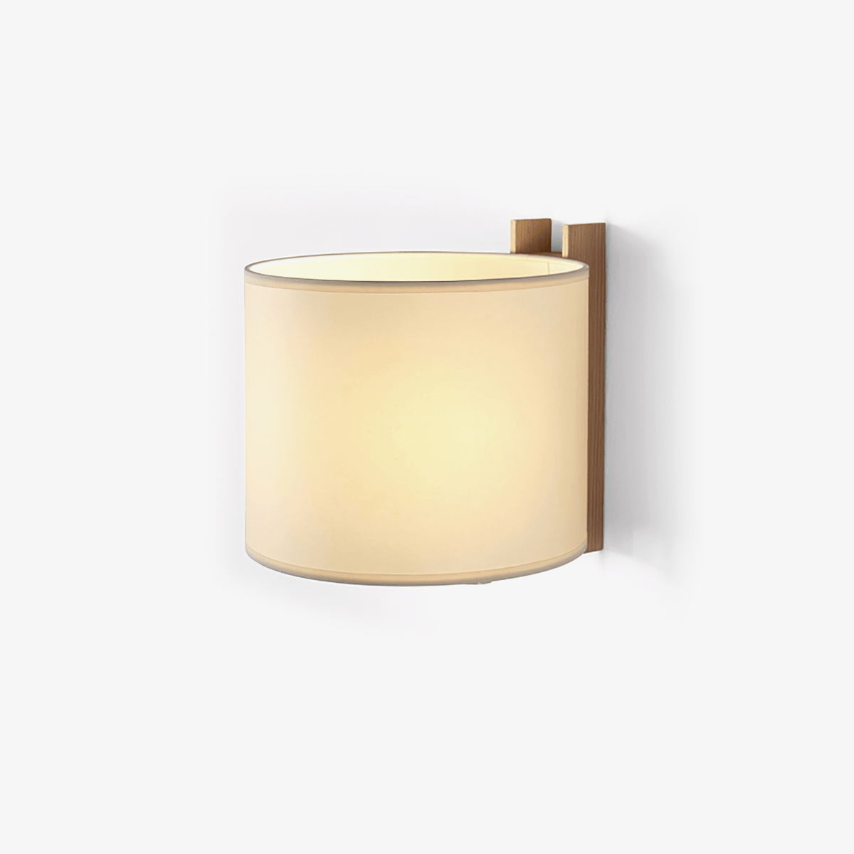 Mirarenne aplique de pared minimalista con pantalla de tejido