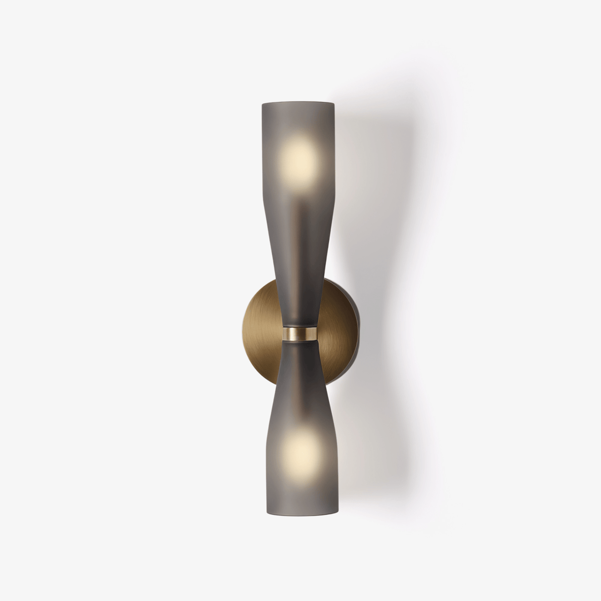 Torch aplique de pared moderno de vidrio