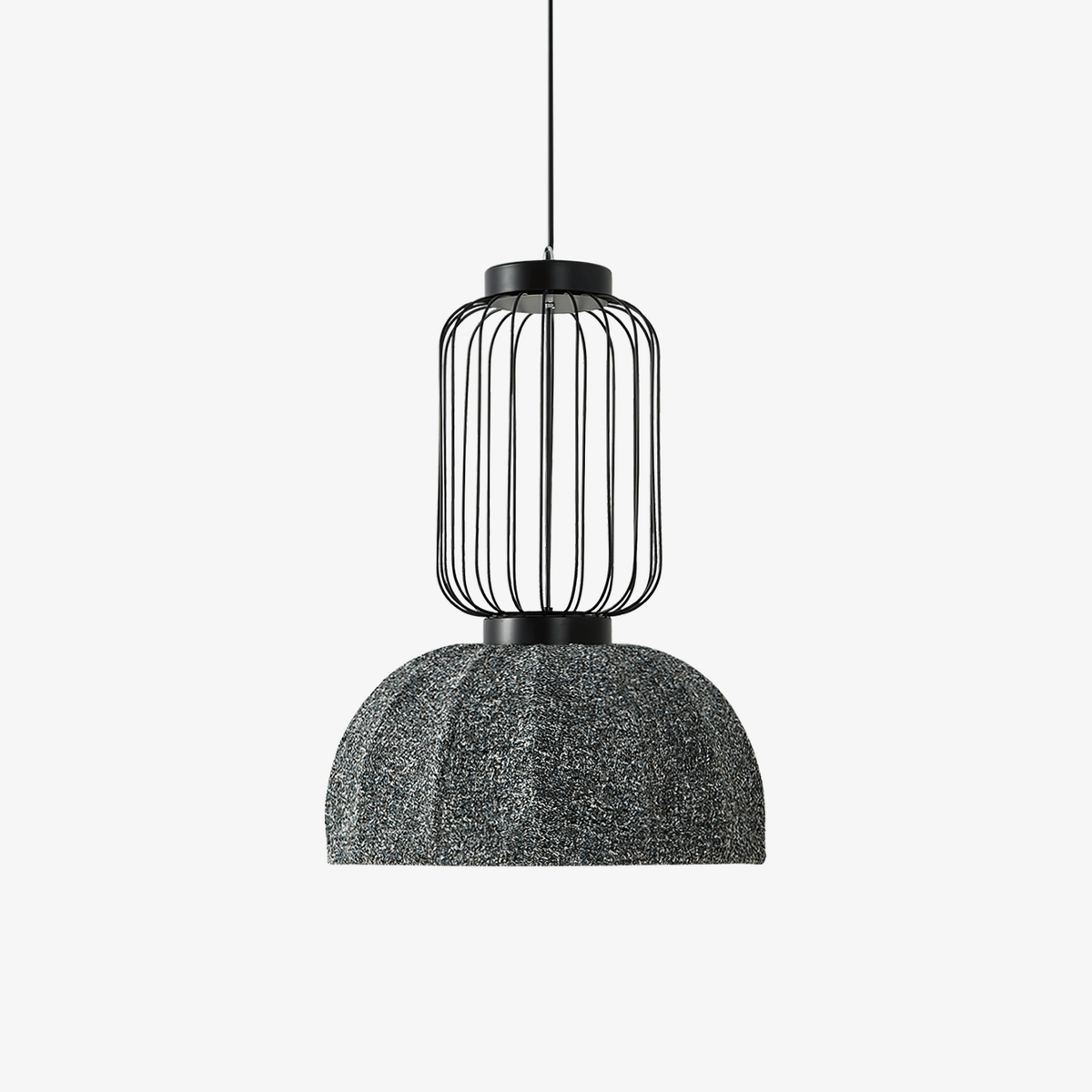Forge lámpara colgante industrial de tejido