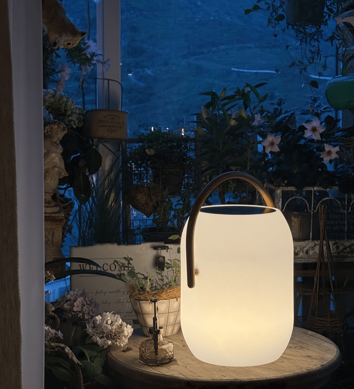 Ivok Lámpara farol solar exterior