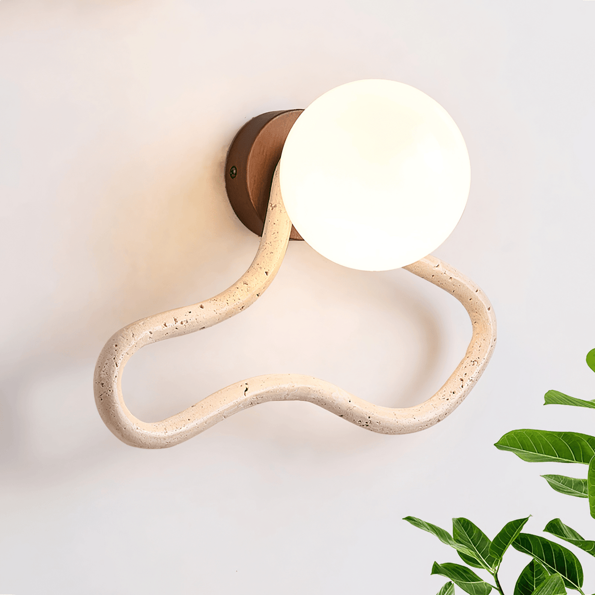 Meldox aplique de pared travertino