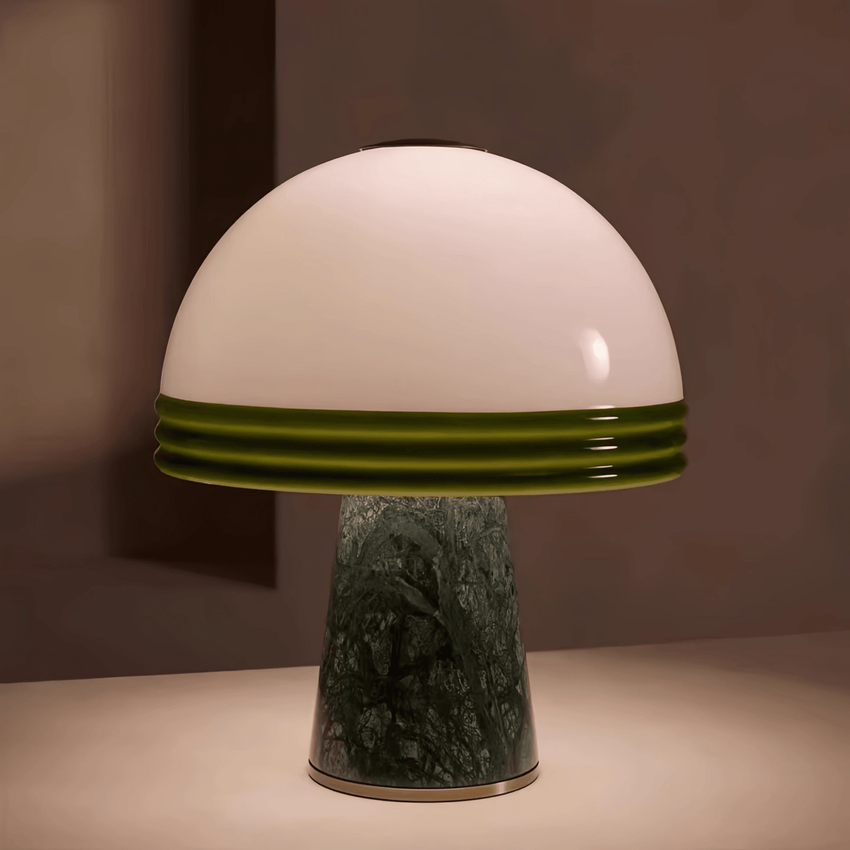 Miraraine lámpara de mesa cúpula
