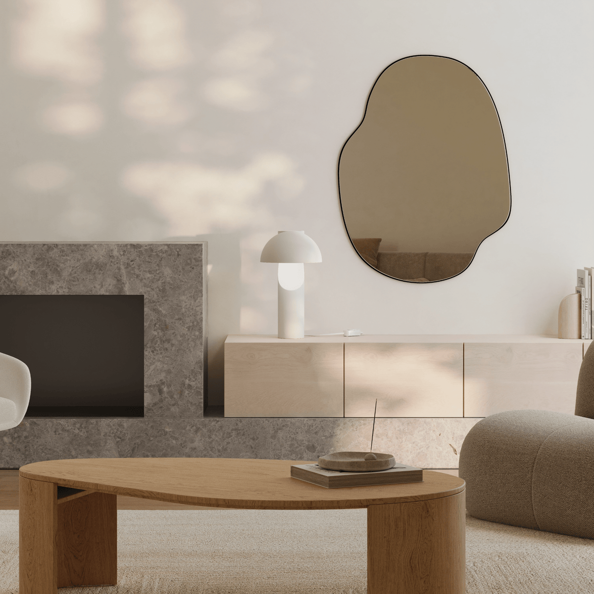 Belviora lámpara de mesa minimalista
