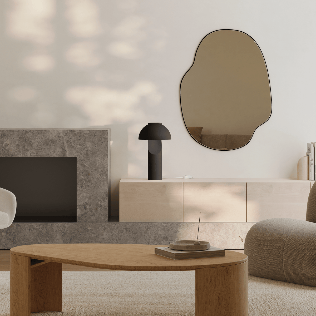 Belviora lámpara de mesa minimalista