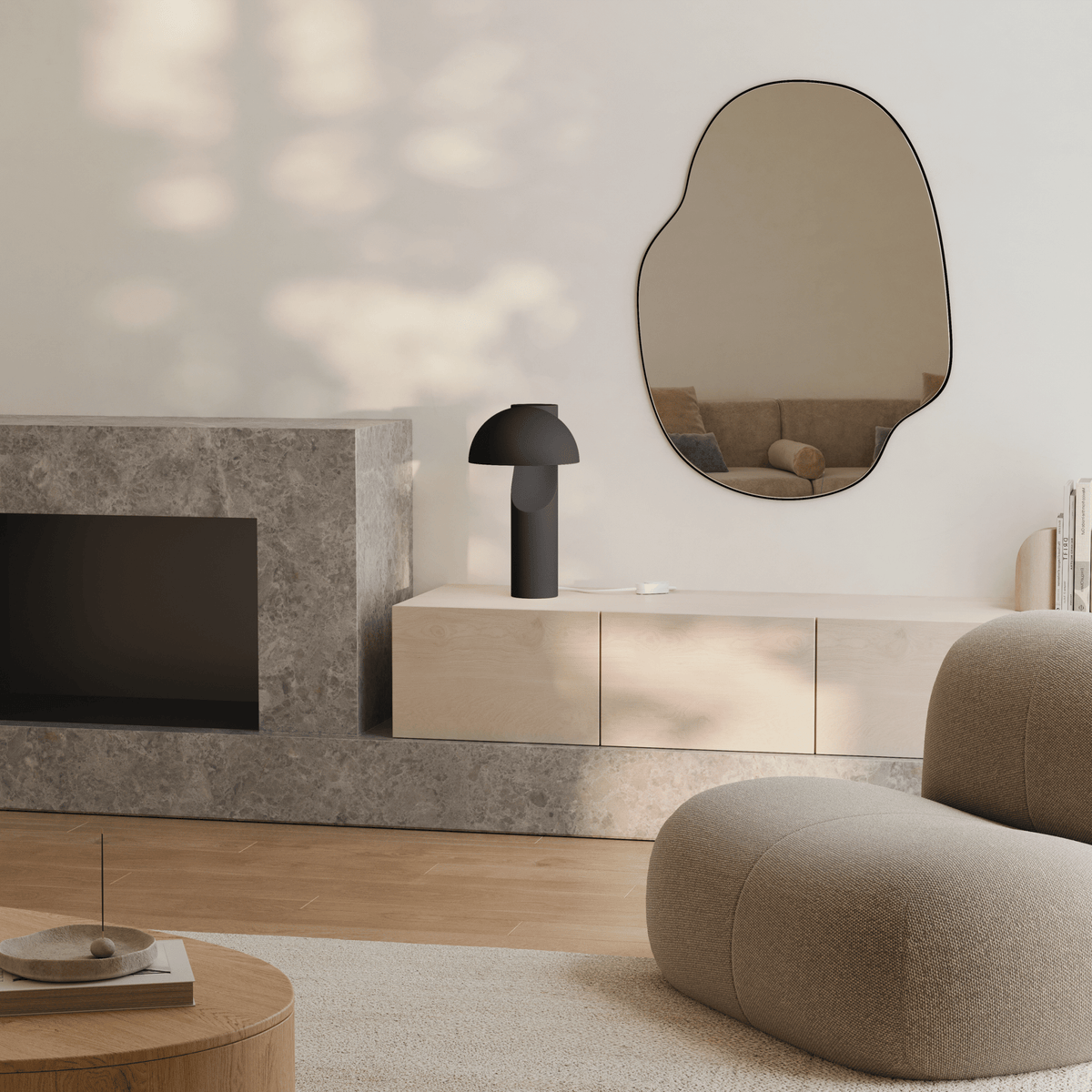 Belviora lámpara de mesa minimalista