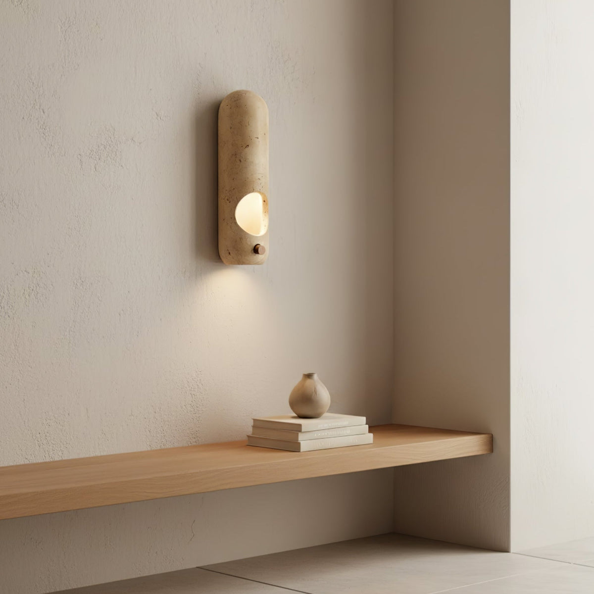 Serirella travertino aplique de pared