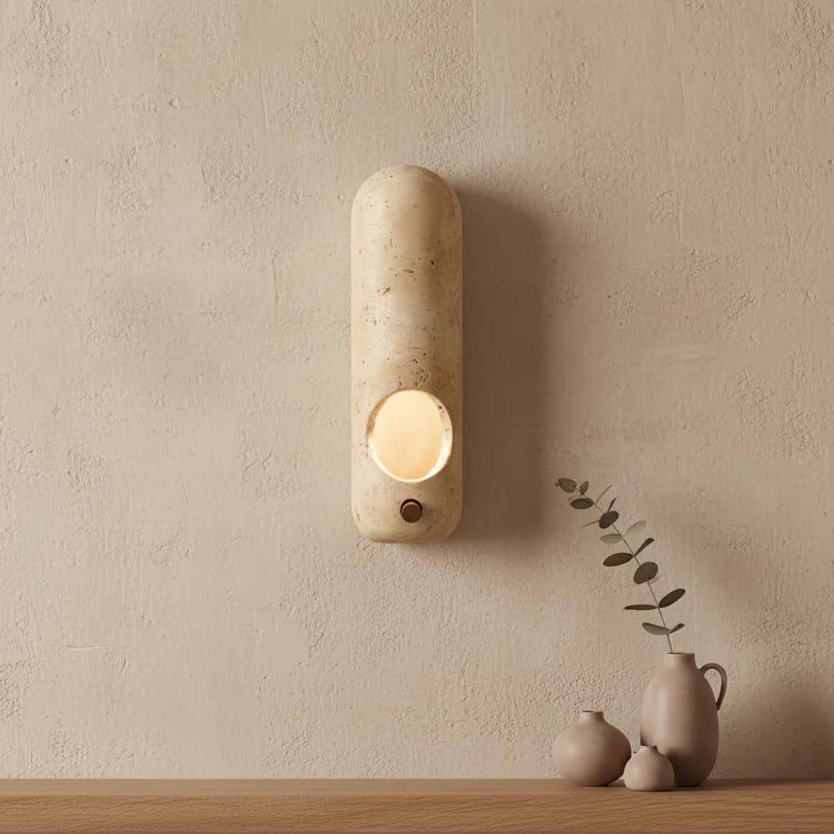 Serirella travertino aplique de pared