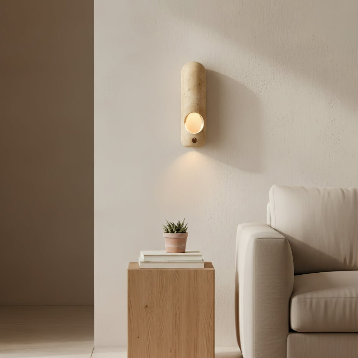 Serirella travertino aplique de pared