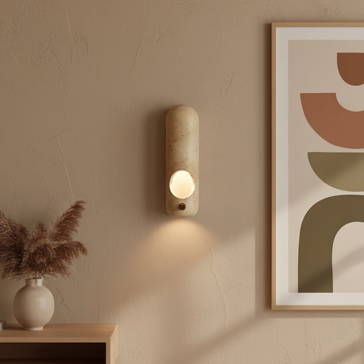 Serirella travertino aplique de pared