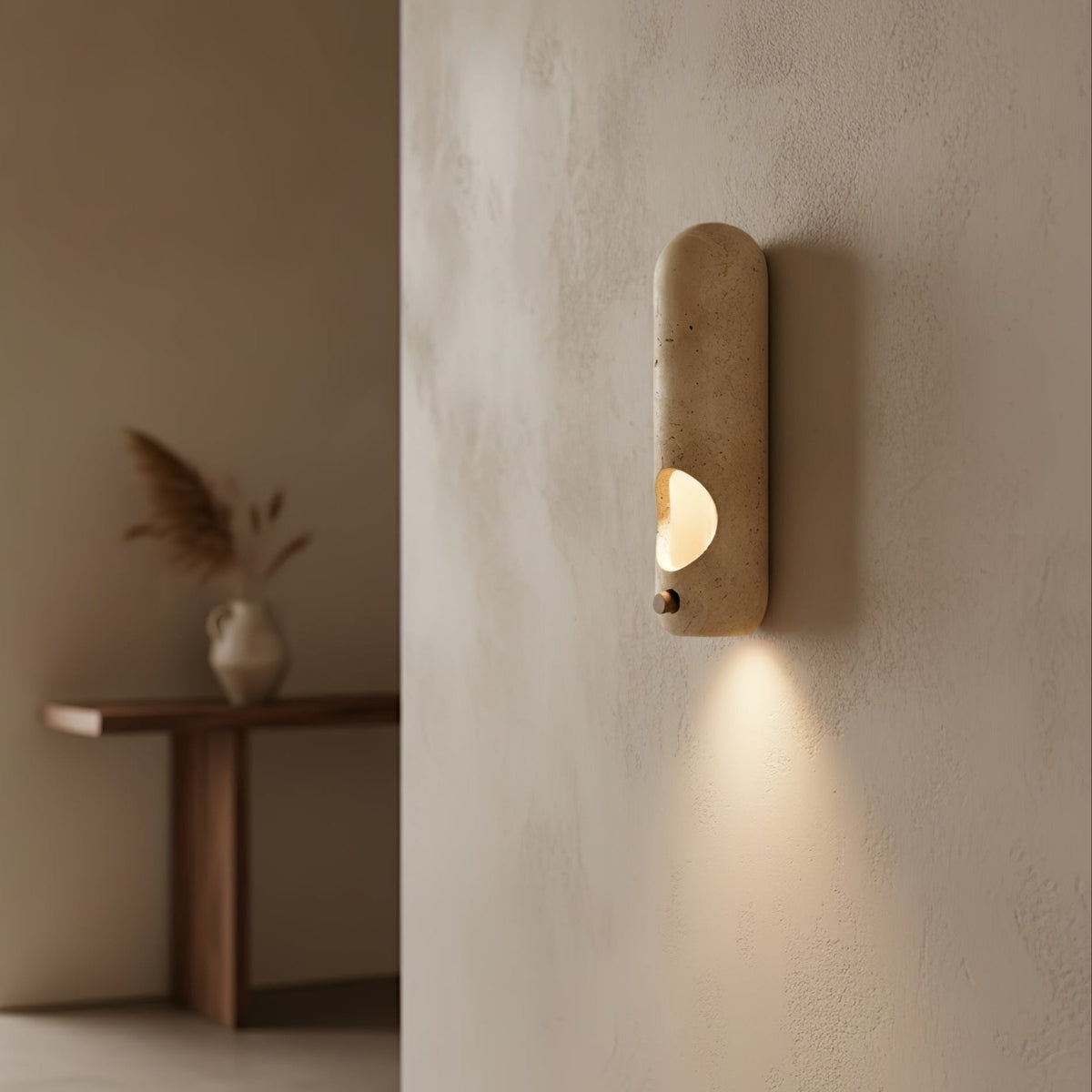 Serirella travertino aplique de pared