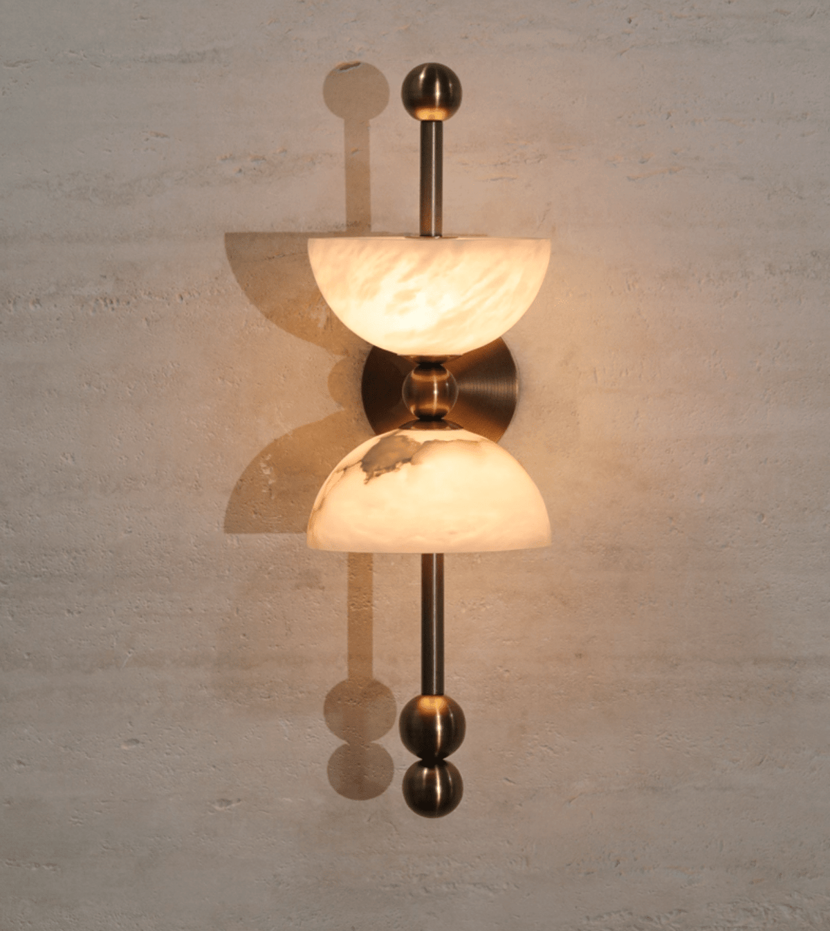 Seraphin aplique de pared en alabastro