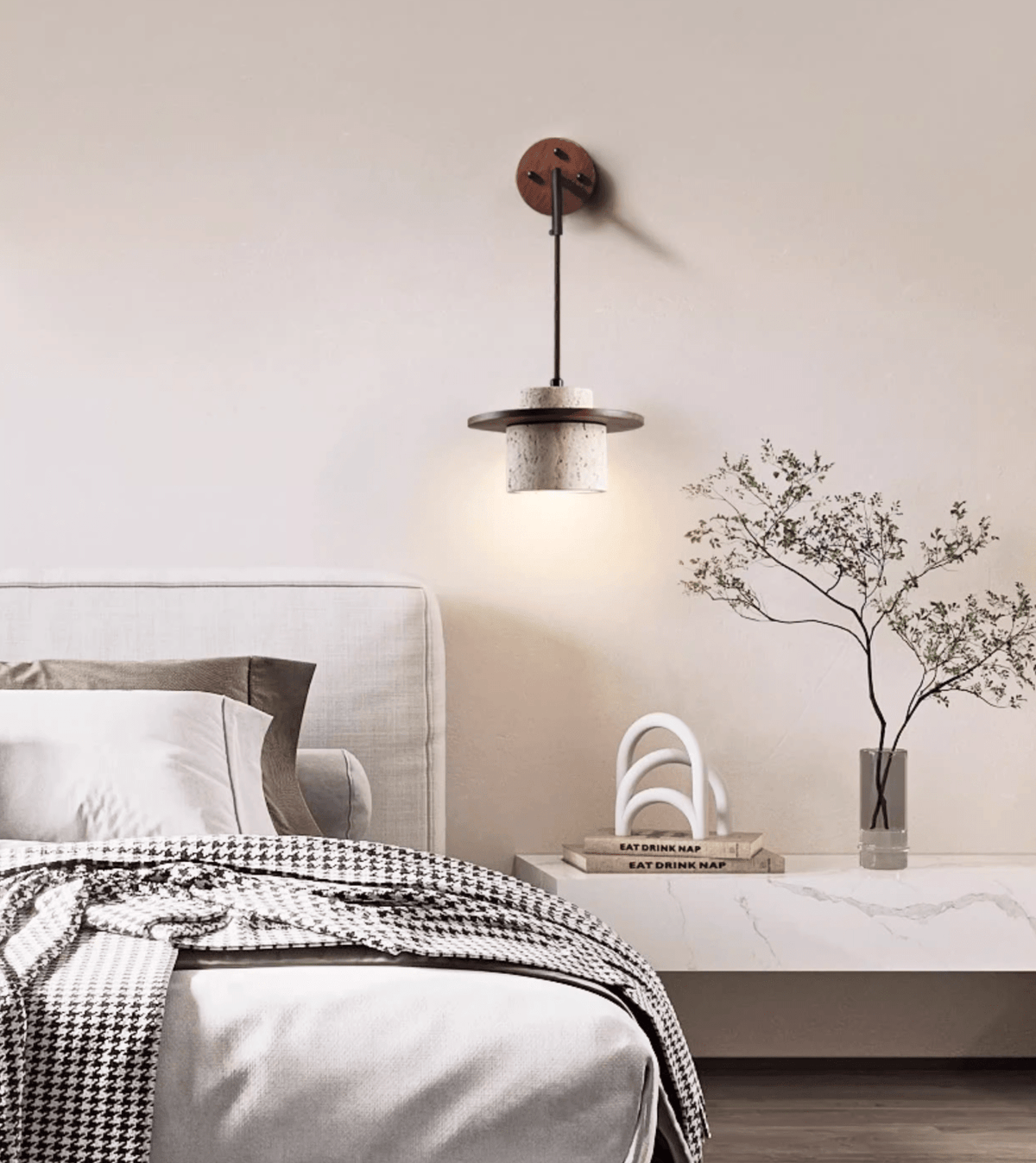 Neririse aplique de pared cilíndrico