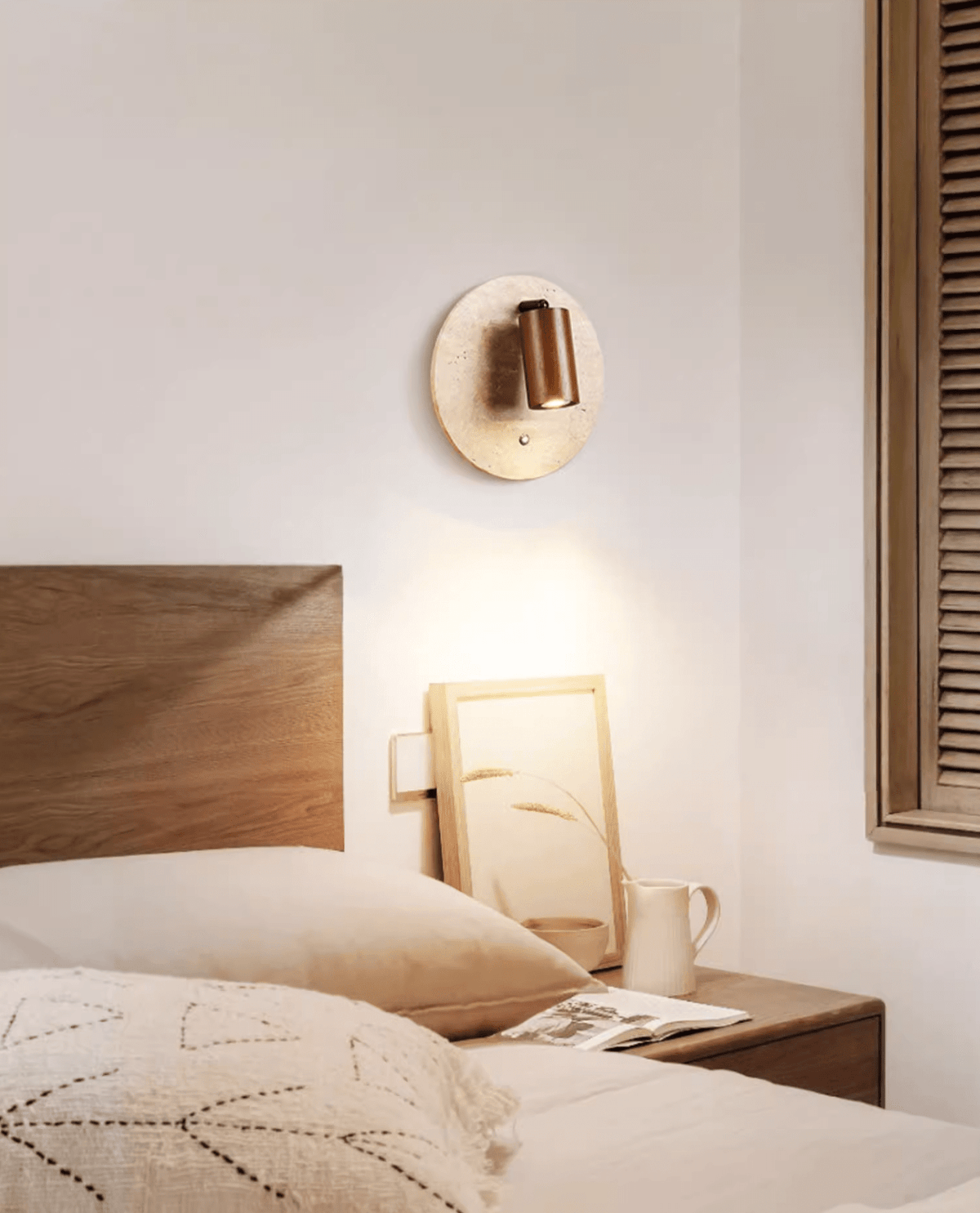 Vantorel travertino aplique de pared